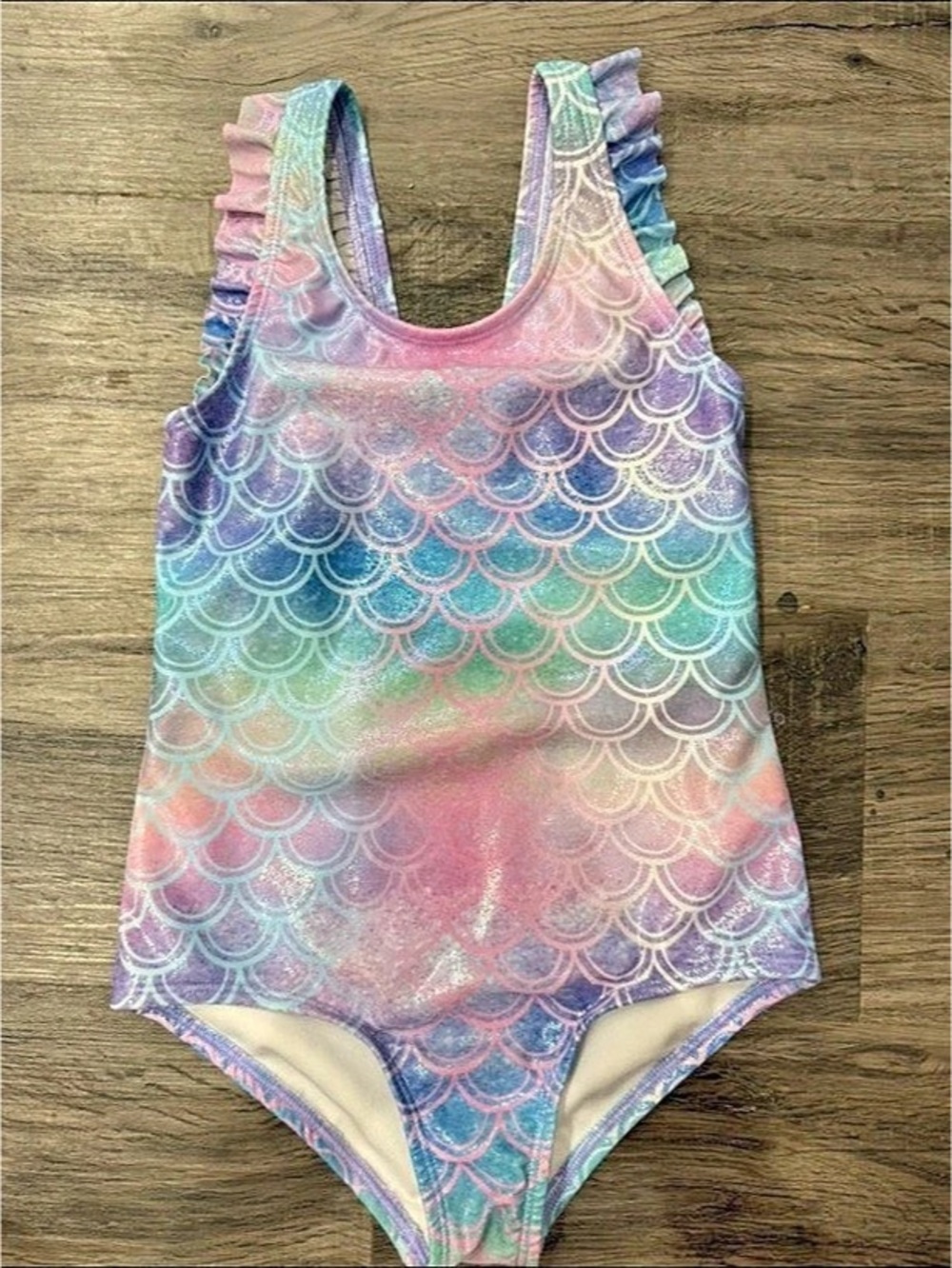 Laguna Swim Girls One-Piece Swimsuit in Pink & Blue Size 8